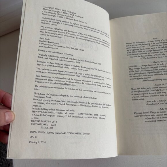 Book Author Mark Pendergrast Signed Book - Picture 3 of 4